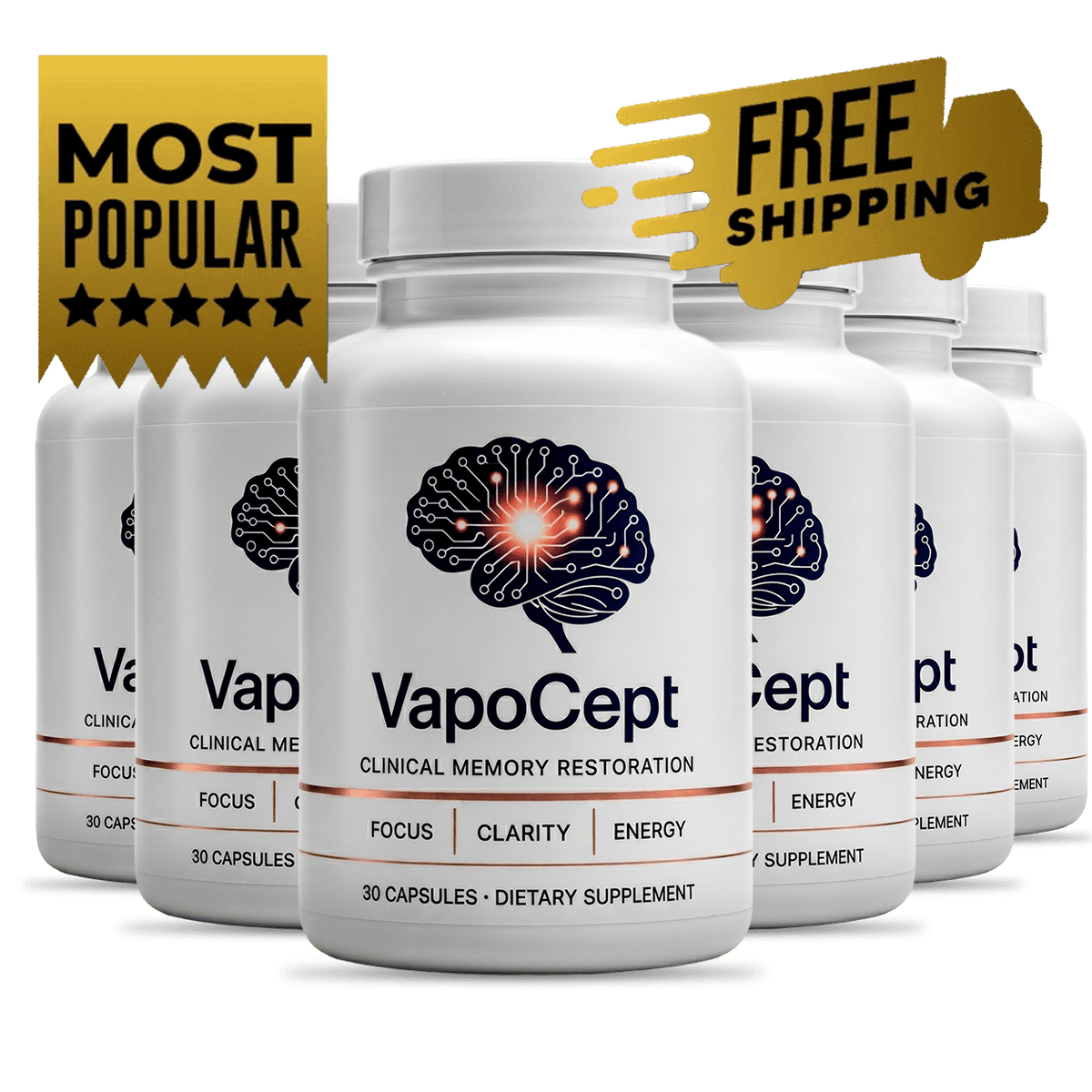 VapoCept 6 Bottle Package — Best Value